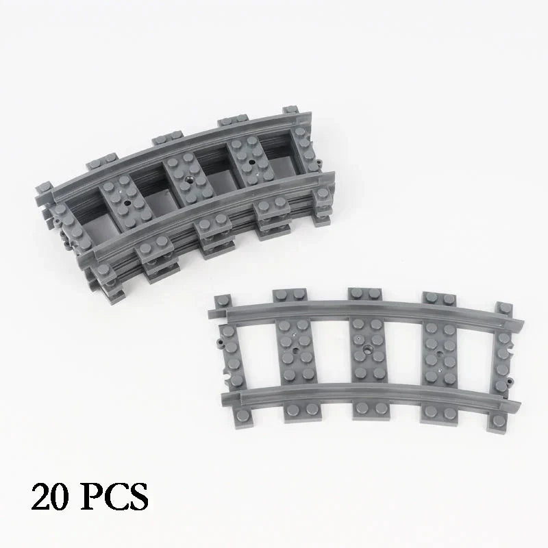 City Train Track Building Block Set 100PCS Soft
