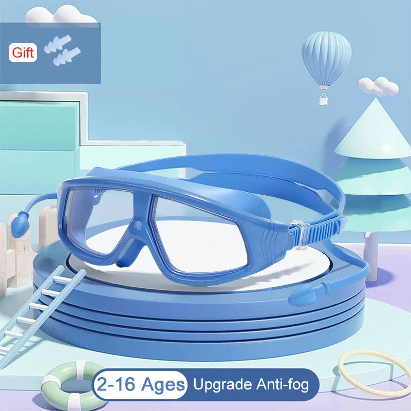 Kids Boys Girls Childrens Teens Anti-Fog HD Swimming
