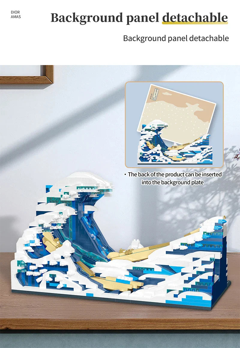 Creative Art Van Gogh Paintings Starry Night MOC