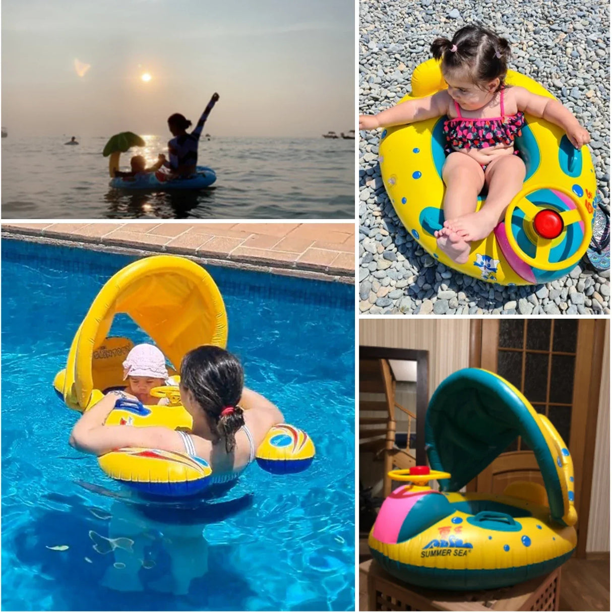 Baby Swimming Pool Float Infant Inflatable Floating Ring