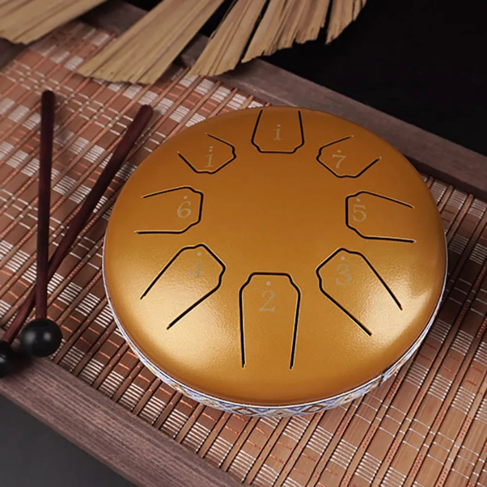 Tongue Drum 6 Inch 8 Tone Mini Ethereal