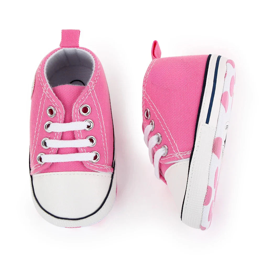 Baby Canvas Classic Sports Sneakers Newborn Baby Boys