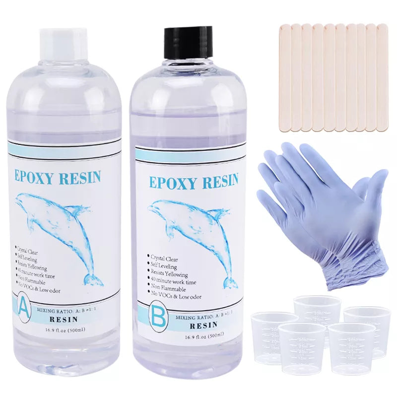 1:1 Clear Epoxy Resin Crystal Clear Art Resin
