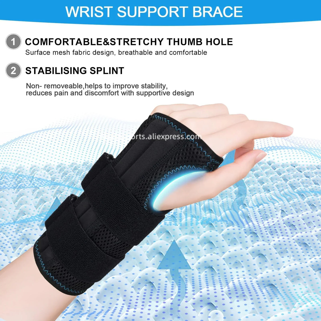 1Pcs Adjustable Wristband Wrist Support Wrist Brace Sport
