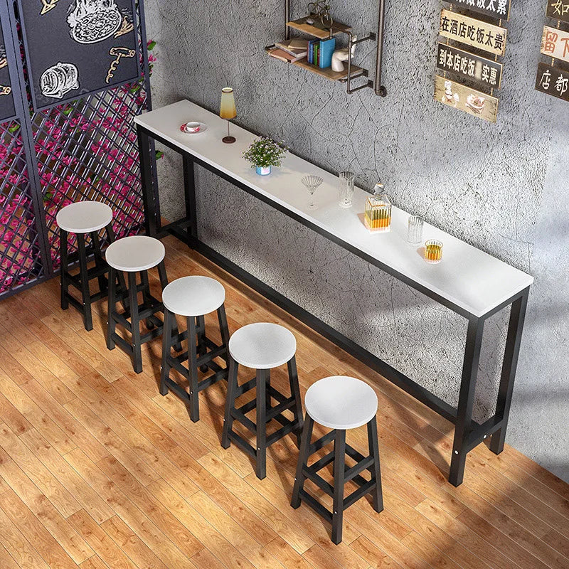Wood Dining Bar Table Standing Restaurant Outdoor Patio