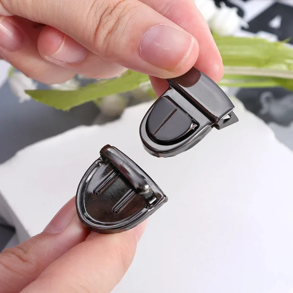 5Pcs Bag Lock Gold Silver Metal Clasp Catch