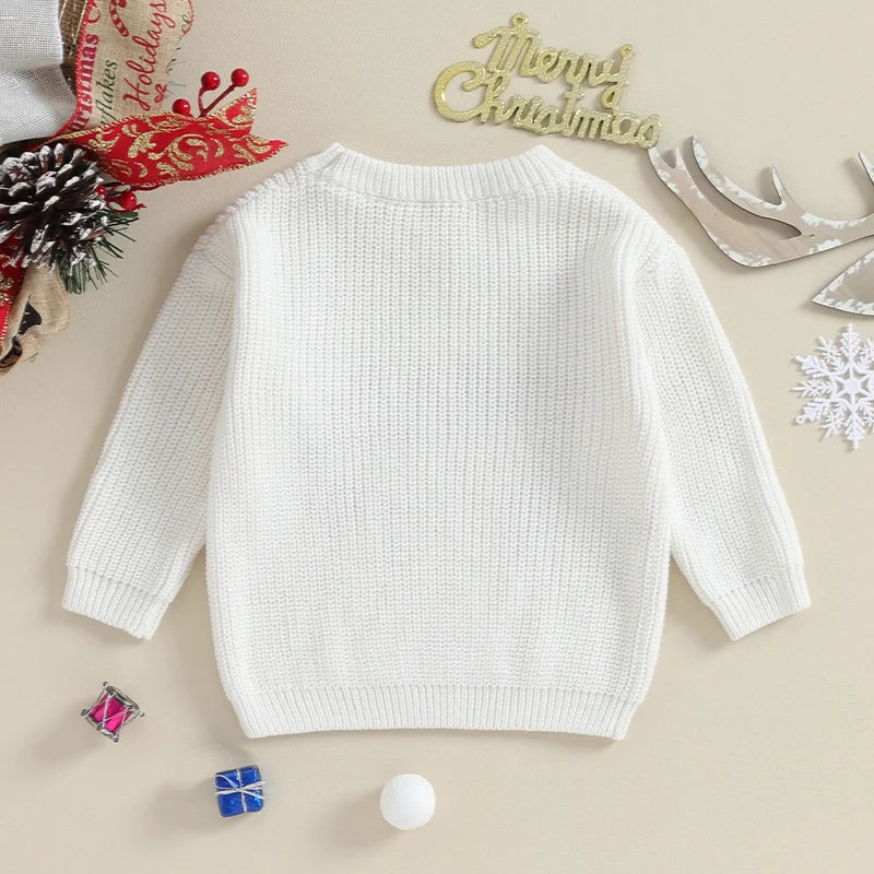 Christmas Baby Loose Sweater Knitted Autum Winter Baby