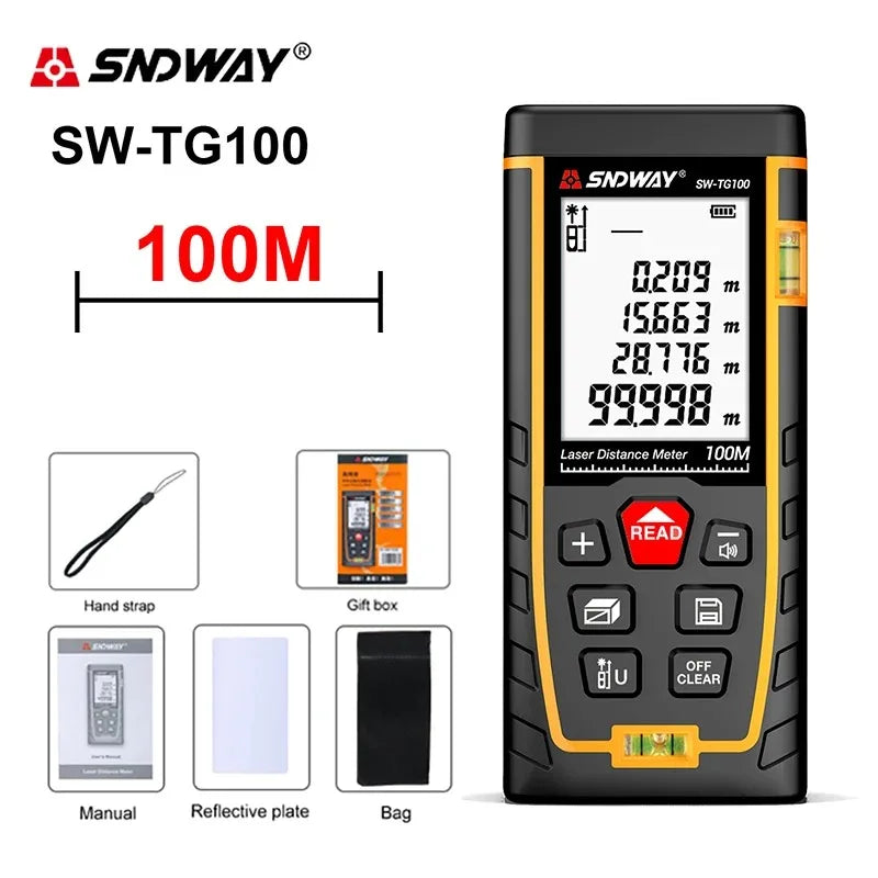 SNDWAY 50M 70M 100M 120M Metal Detector Laser