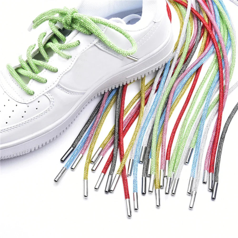 1Pcs Women Rhinestone Shoelaces Diamond Shoe Lace Sneakers