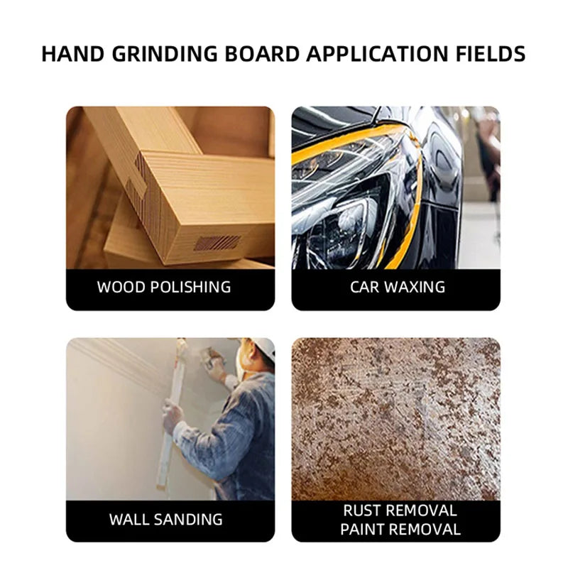 Dry Grinding Hand Push Board Car Putty Grey