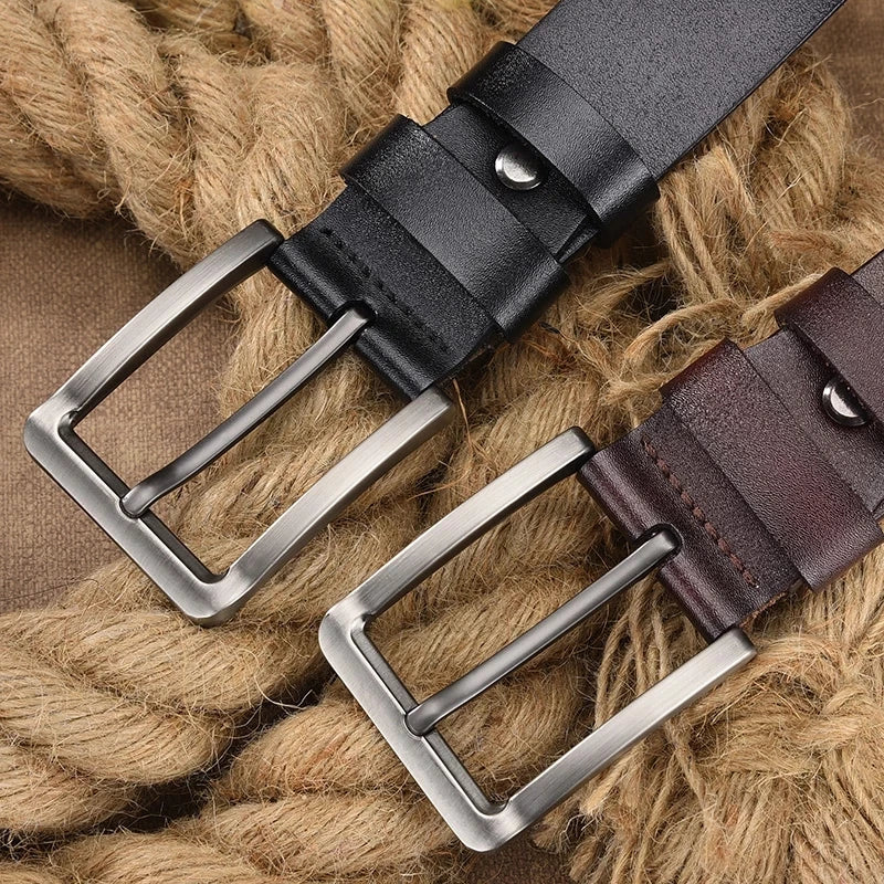 Men Belt Male High Quality Leather Belt Men