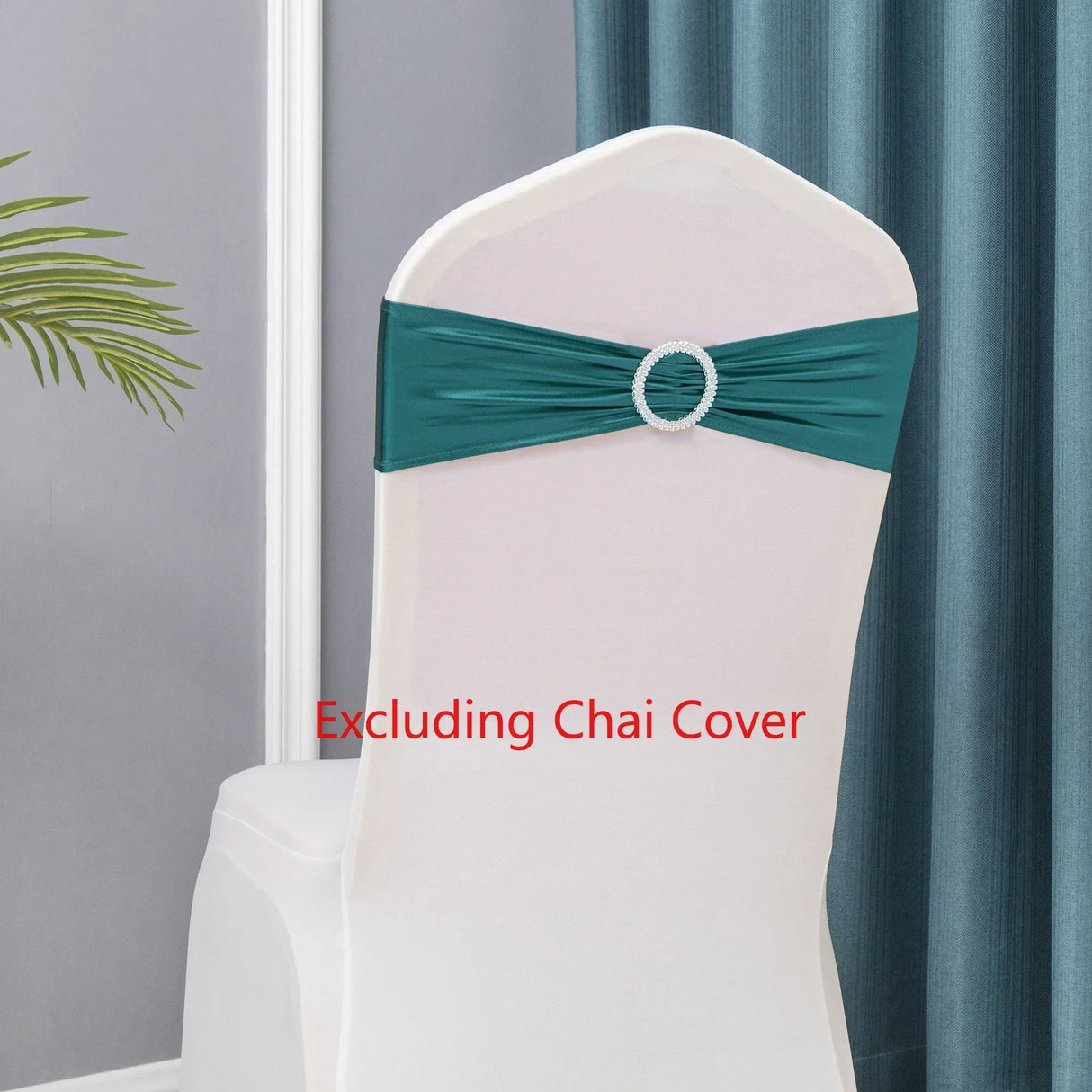 50pcs/Lot Metallic Gold silver Chair Sashes Wedding Chair