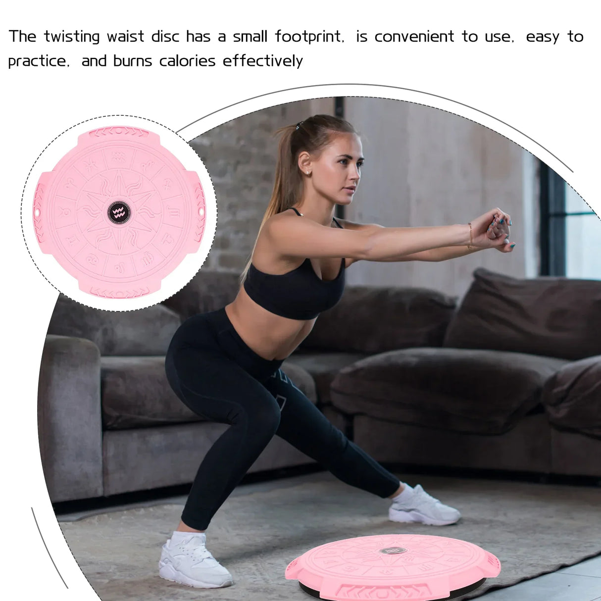 Twisting Waist Disc Twists Board Foot Massage Board