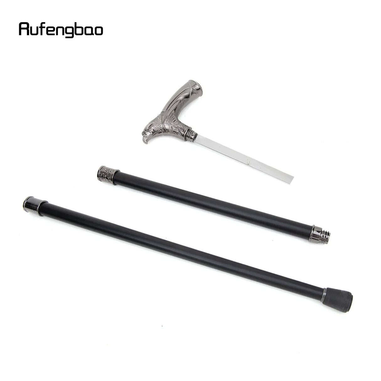 Eagle Head with Rhinestone Walking Stick with Hidden