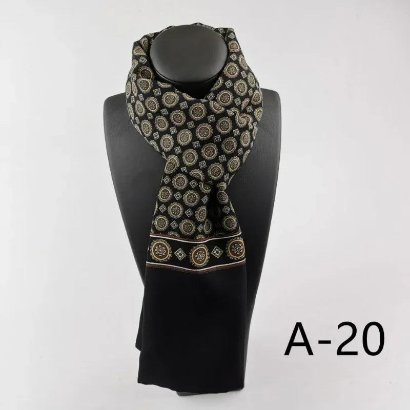 New Fashion Spring Winter Silk Scarf for Men