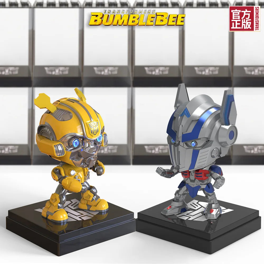 Transformation Robot toy 10cm acousto-optic bumblebee Optimus Prime