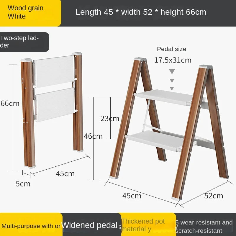 Multifunctional High Stools Kitchen Thickened Telescopic Ladder Stable