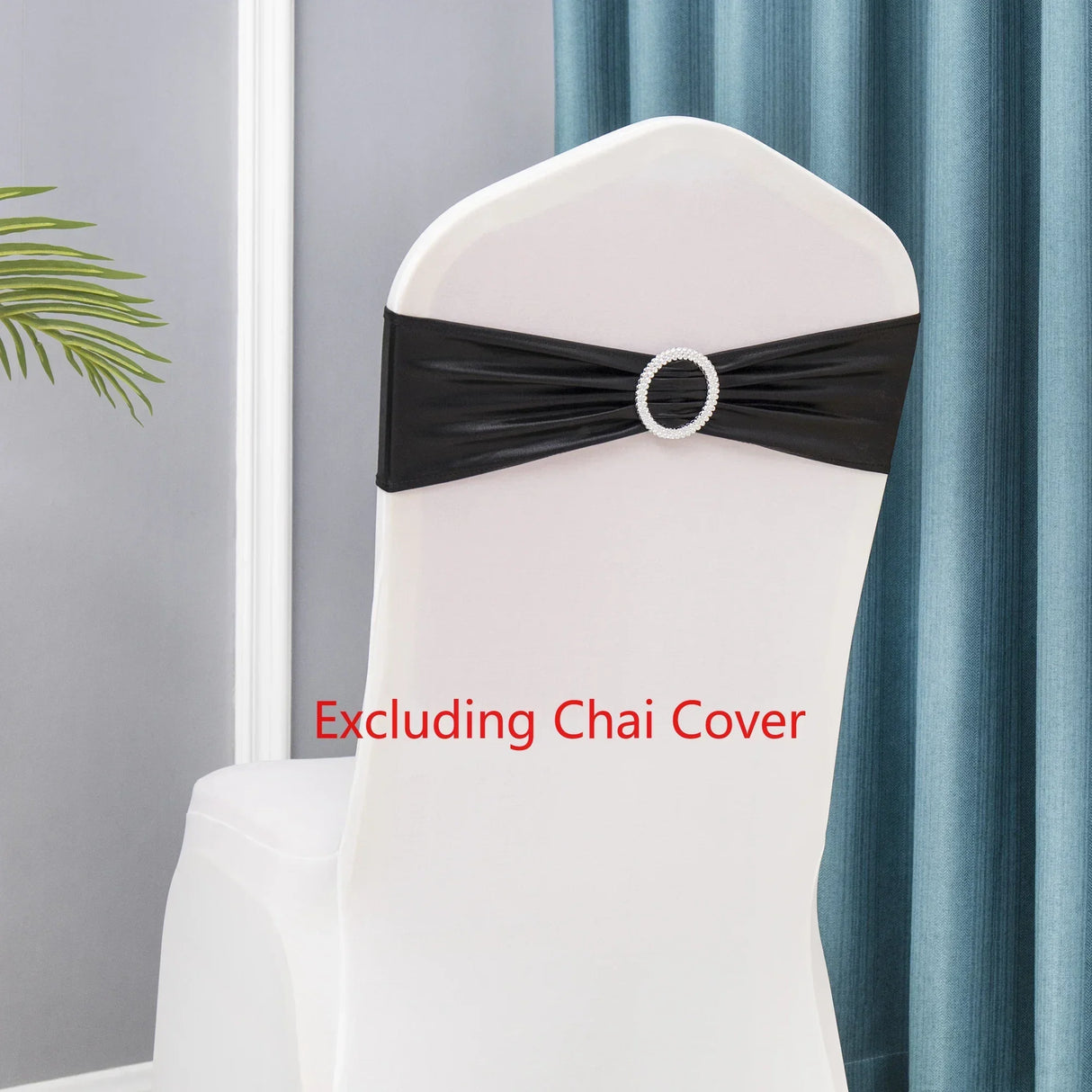 50pcs/Lot Metallic Gold silver Chair Sashes Wedding Chair