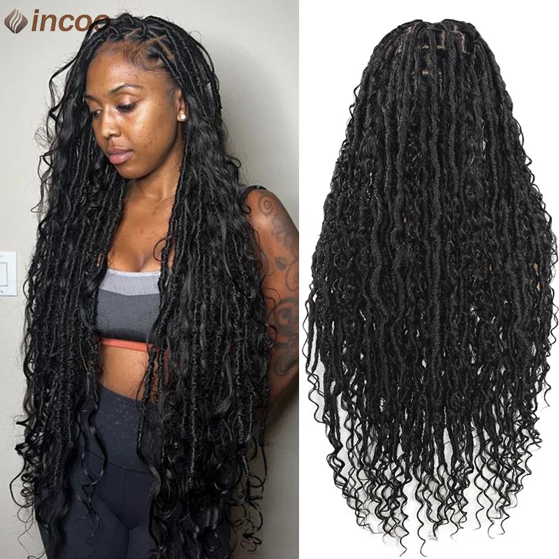 32 Inch Boho Full Lace Front Wig Knotless