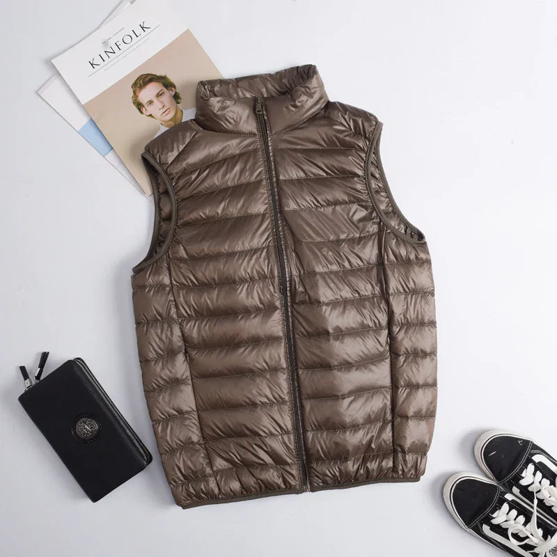 Winter Men Duck Down Vest Plus Size Coat