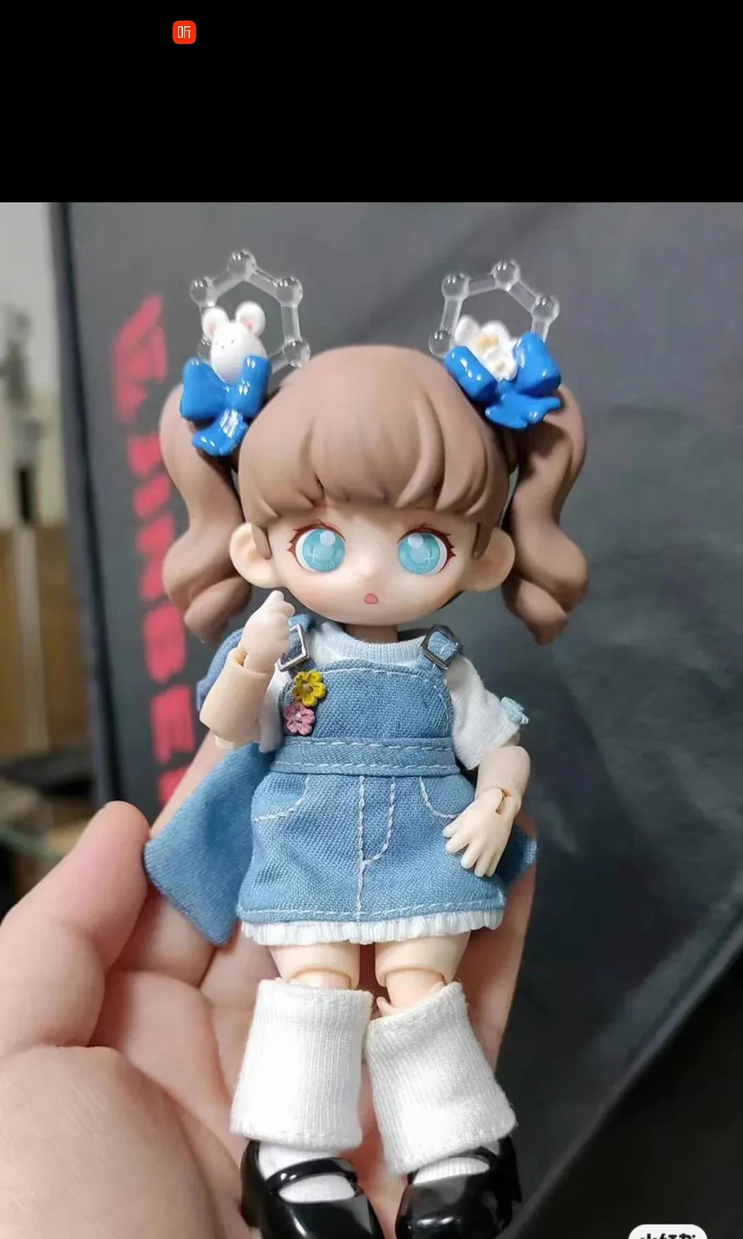 BJD girl's doll Bunny joint doll 18cm elf