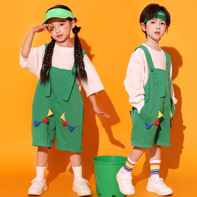Kids Street Dance Clothes Children Showing Hip Hop