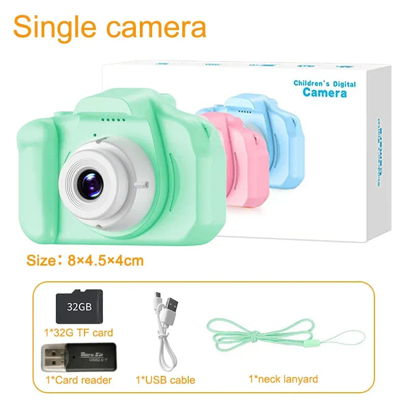 Children's Camera 2 Inch Dual Camera 1080P HD