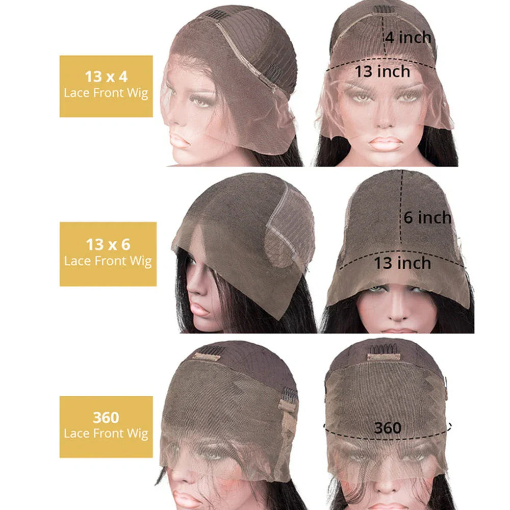 Curly Human Hair Wig 13x4 360 Hd Deep