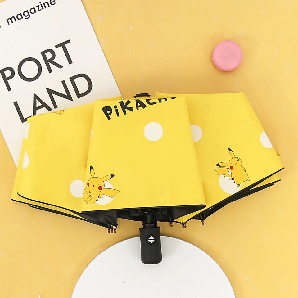 Keeppley Pokemon Animation Derivatives Fully Automatic Folding Umbrella