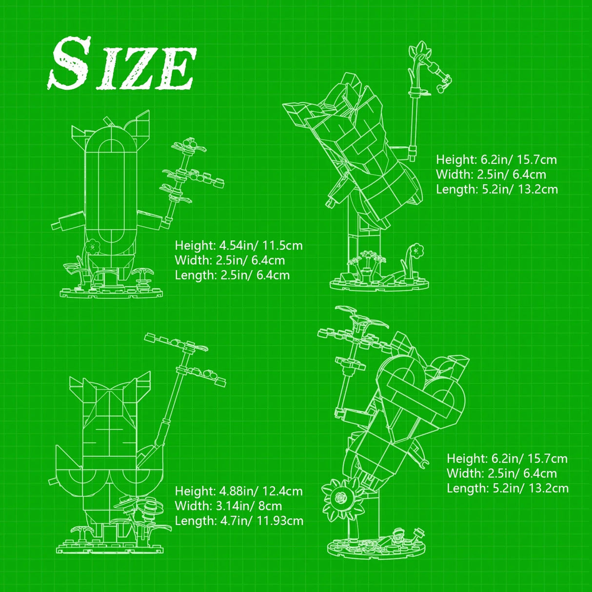 BuildMoc Yahaha New BOTW Korok Building Blocks Set