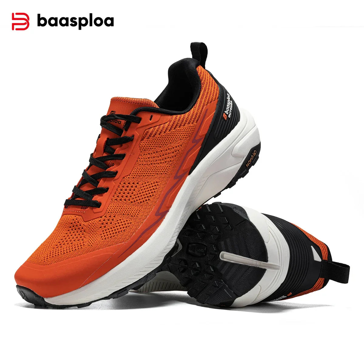 Baasploa Men Hiking Shoes Comfort Wear Resistant Outdoor