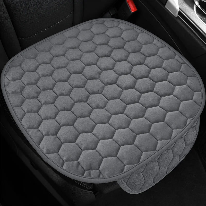 Winter short plush car single piece seat cushion