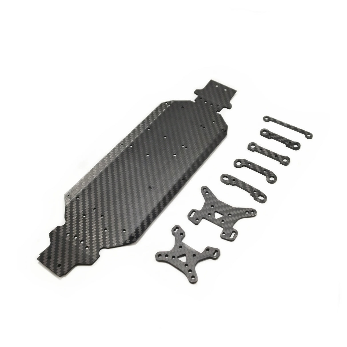 Wltoys upgrade parts Carbon fibre chassis shock bracket