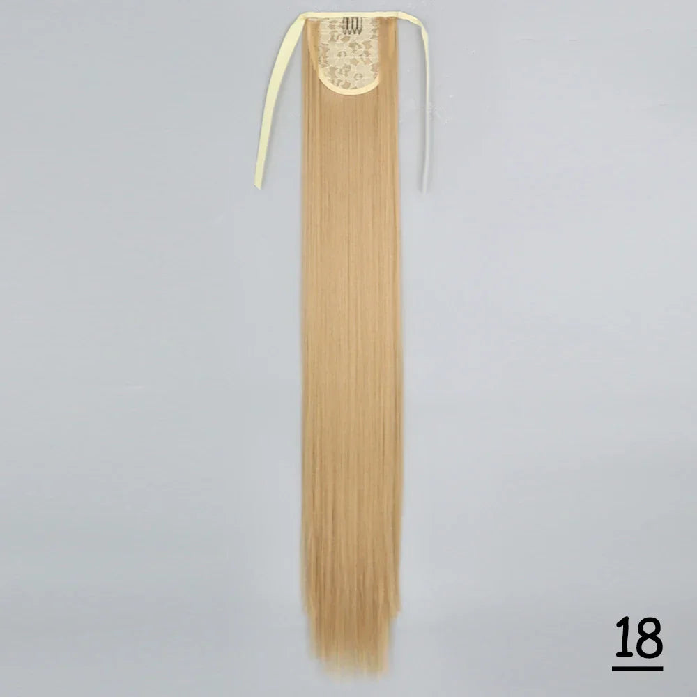 Synthetic Ponytail Hair Extension Natural Hairpiece Clip In