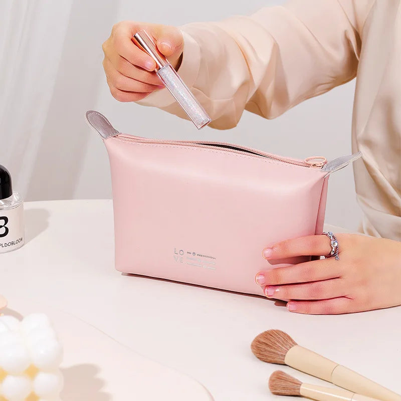 FUDEAM Fashion Leather Portable Women Travel Storage Bag
