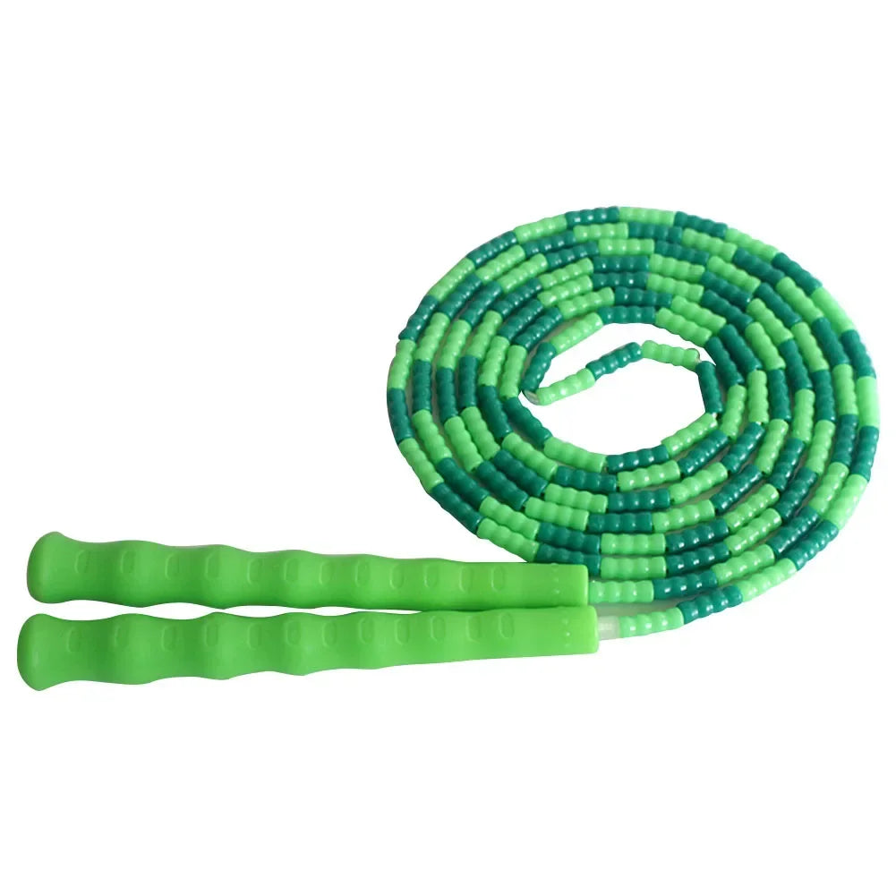 Skipping Rope Soft Beads Unknotted Long Jump Rope