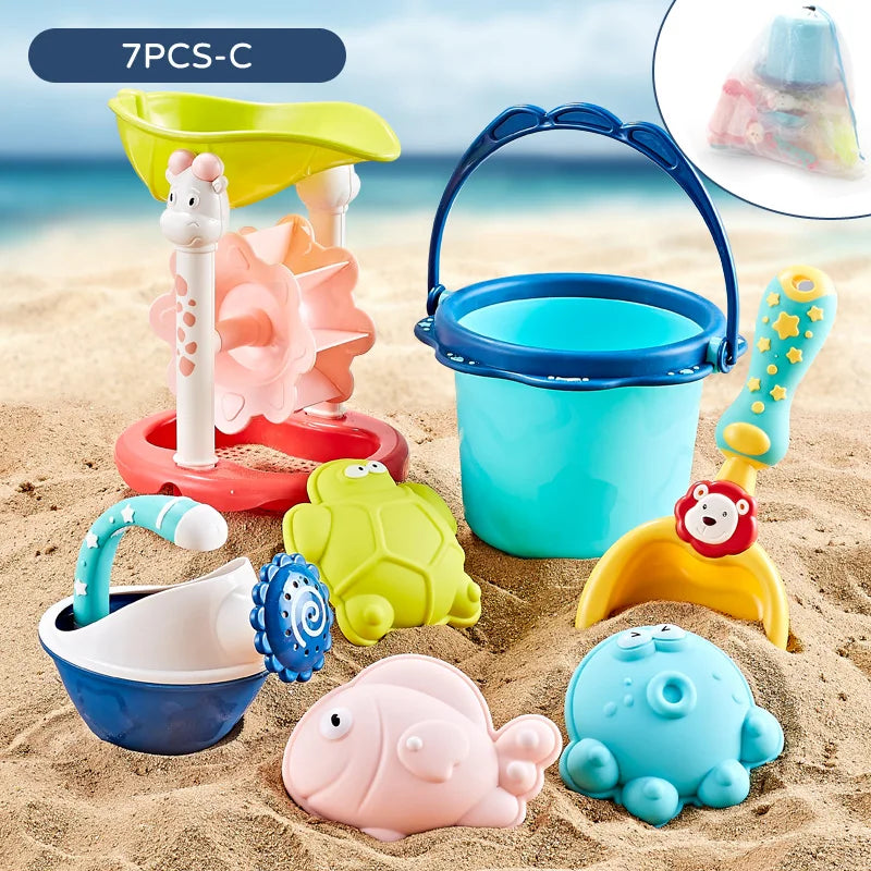Kids Beach Toys Summer Water Play Sand Bucket