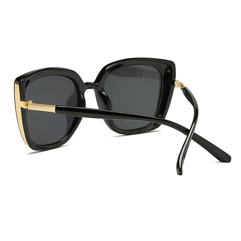 New Large Frame Square Sunglasses Women's Brand Designer