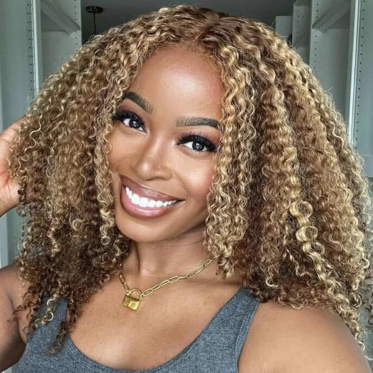 Ginger Lace Front Wig Human Hair HD Transparent
