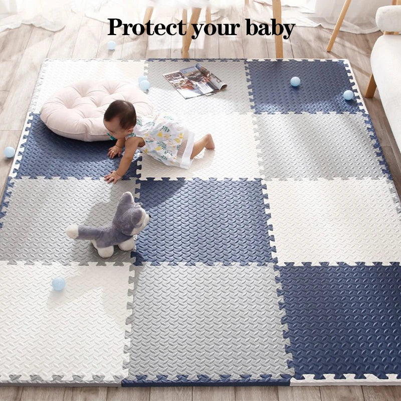 16-Piece Thick Baby Activity Play Mat - Anti-Collision Gymnasium Pad