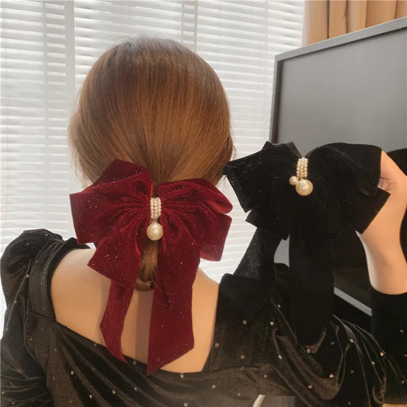 K-pop Star Red Velvet Bow-knot Popular Hair Accessories