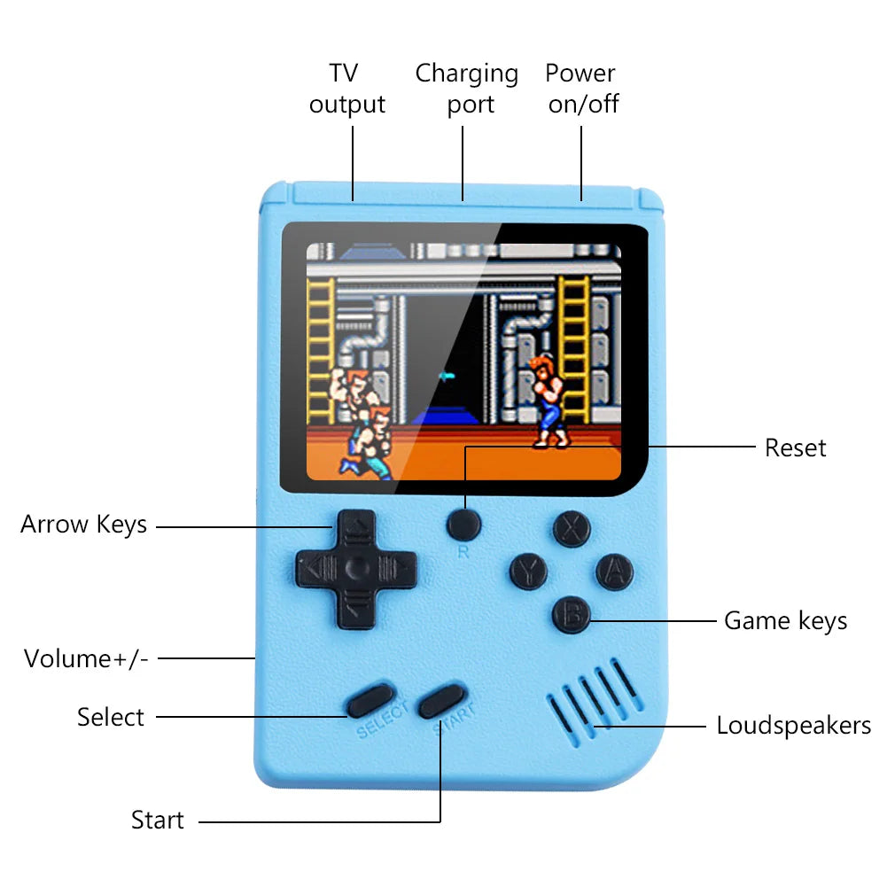 2.4 Inch Lcd Screen Retro Video Games Console
