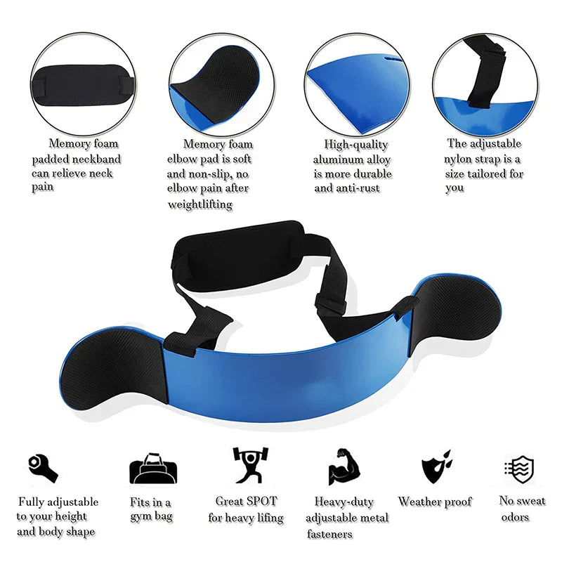 Adjustable Weightlifting Biceps Training Board Arm Blaster Triceps