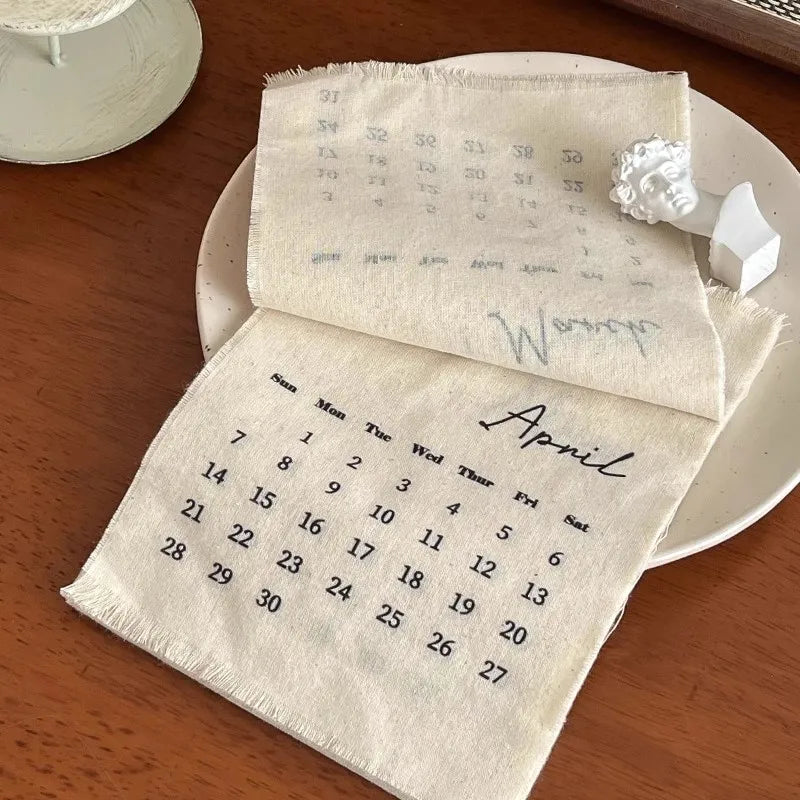 MINKYS ins Hot Popular 2024 Wall Calendar Decorative