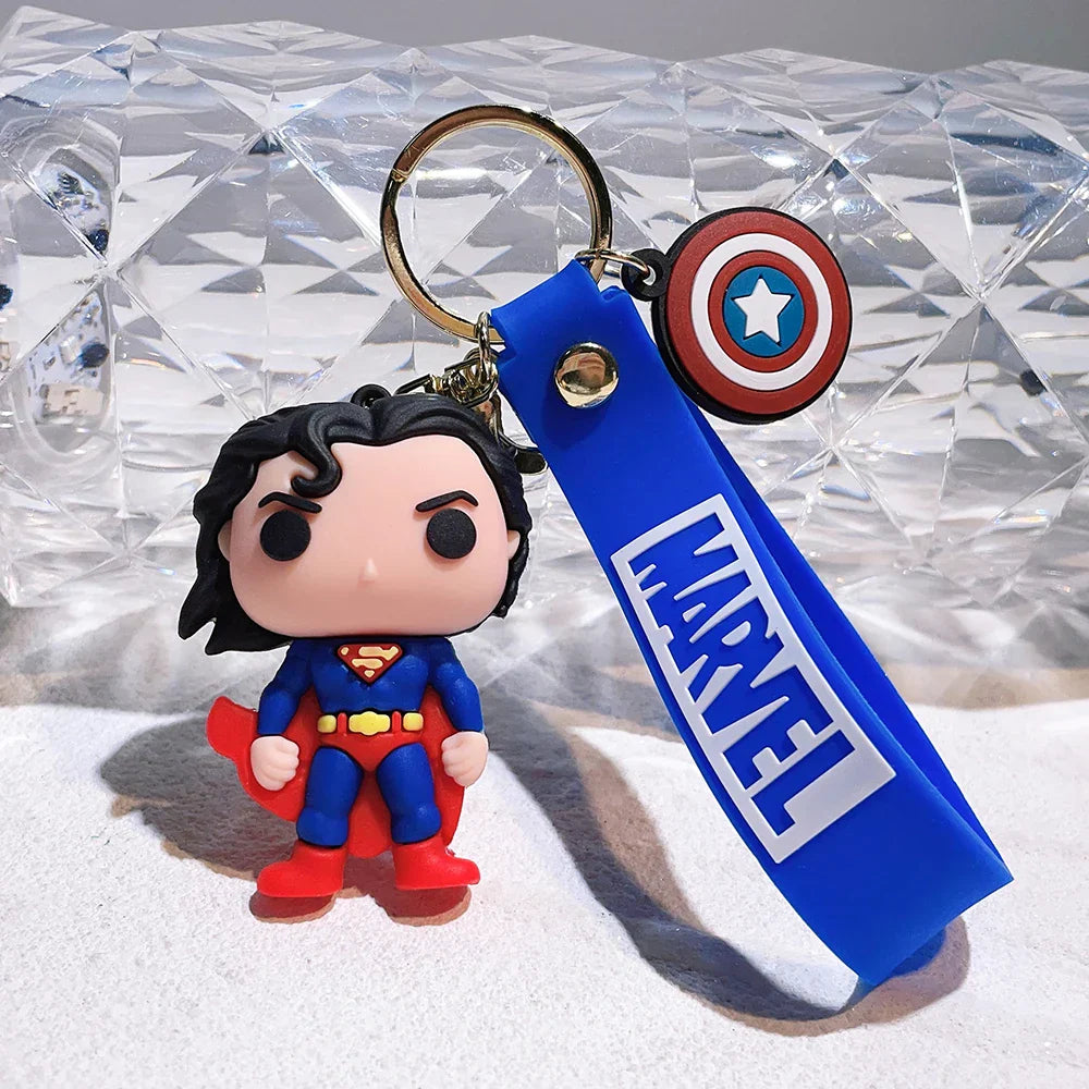Marvel Keychain Silicone Bag Keyring For Women Disney