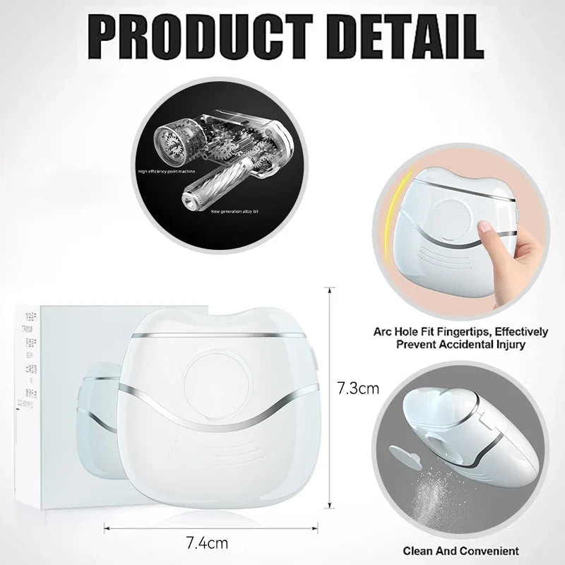 Electric Nail Clippers Automatic Hands And Feet Dual