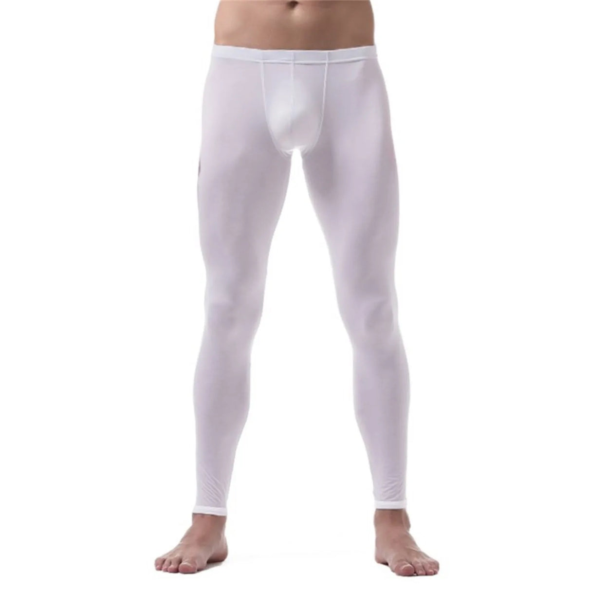 Men'S Long Leggings Soild Elastic Waisted Home Trousers