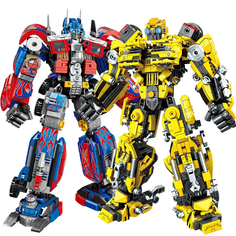 New 2 in 1 Deformation Robot Mecha Building