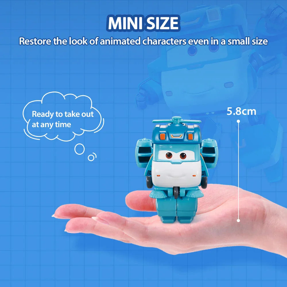 Super Wings Mini Transforming Shine 2 Inches Transform