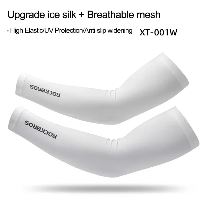 ROCKBROS Arm Sleeves UV Protection Running Jogging Armwear